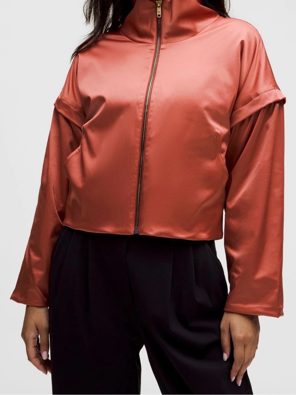 Lululemon Lunar New Year Satin Balloon-Sleeve Jacket - Picture 6 of 8